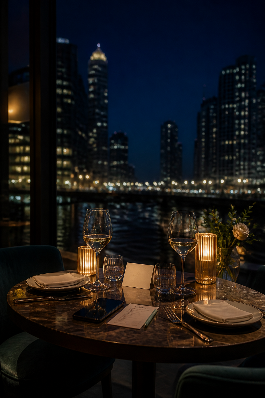 A thoughtfully prepared table for a real-world date